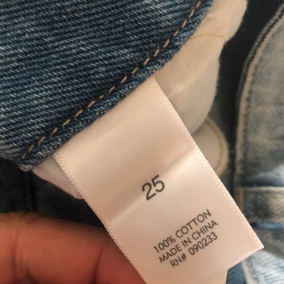 𝅺KENDALL & Kylie Women’s Denim Mini Skirt Zipper Front Size 25 - Picture 4 of 7